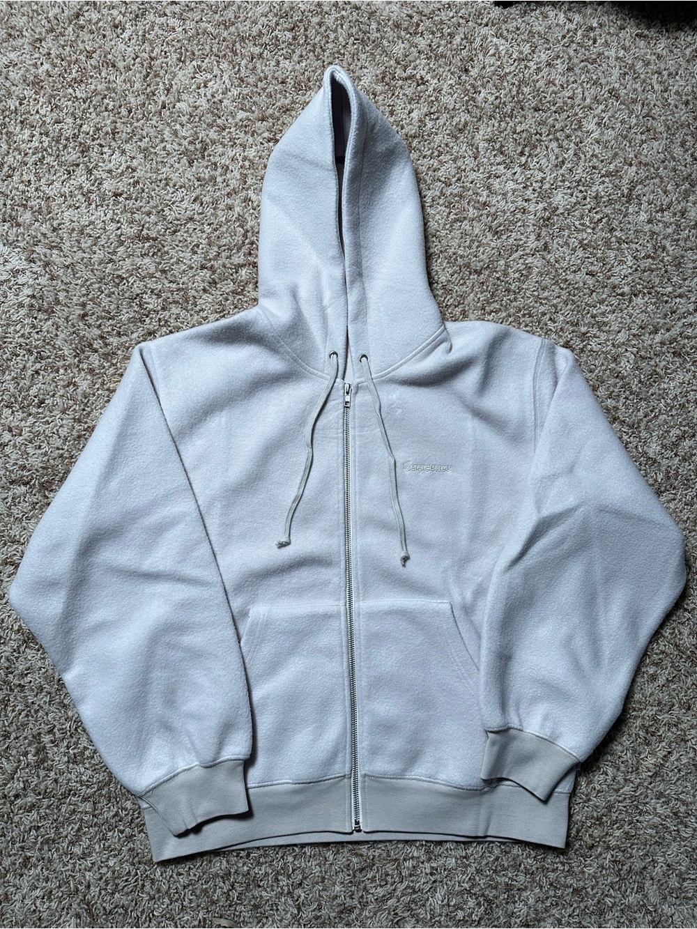 Supreme Pilled Zip Up Sweatshirt L